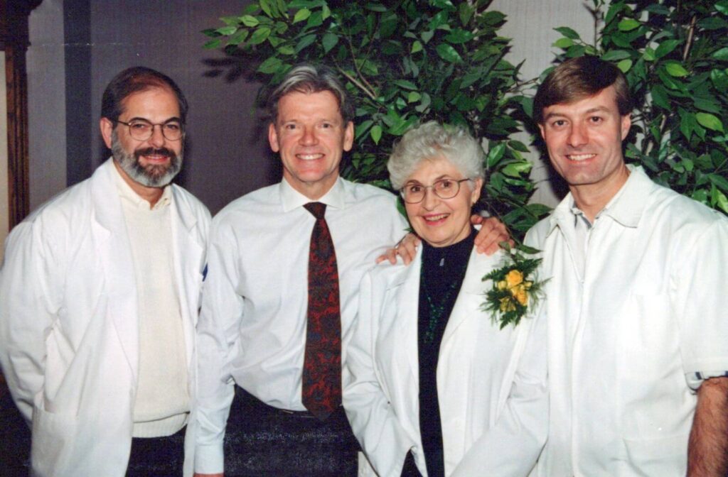 Dr. Joan Turnbull with her colleagues